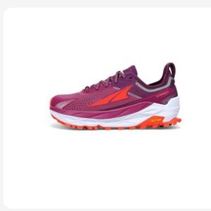 Altra Olympus 5 Vibram Pink/Red/White Women's Trail Running Shoes Size 7